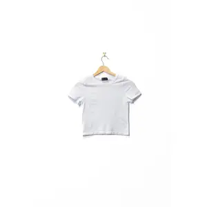 Classic Cropped White Tee
