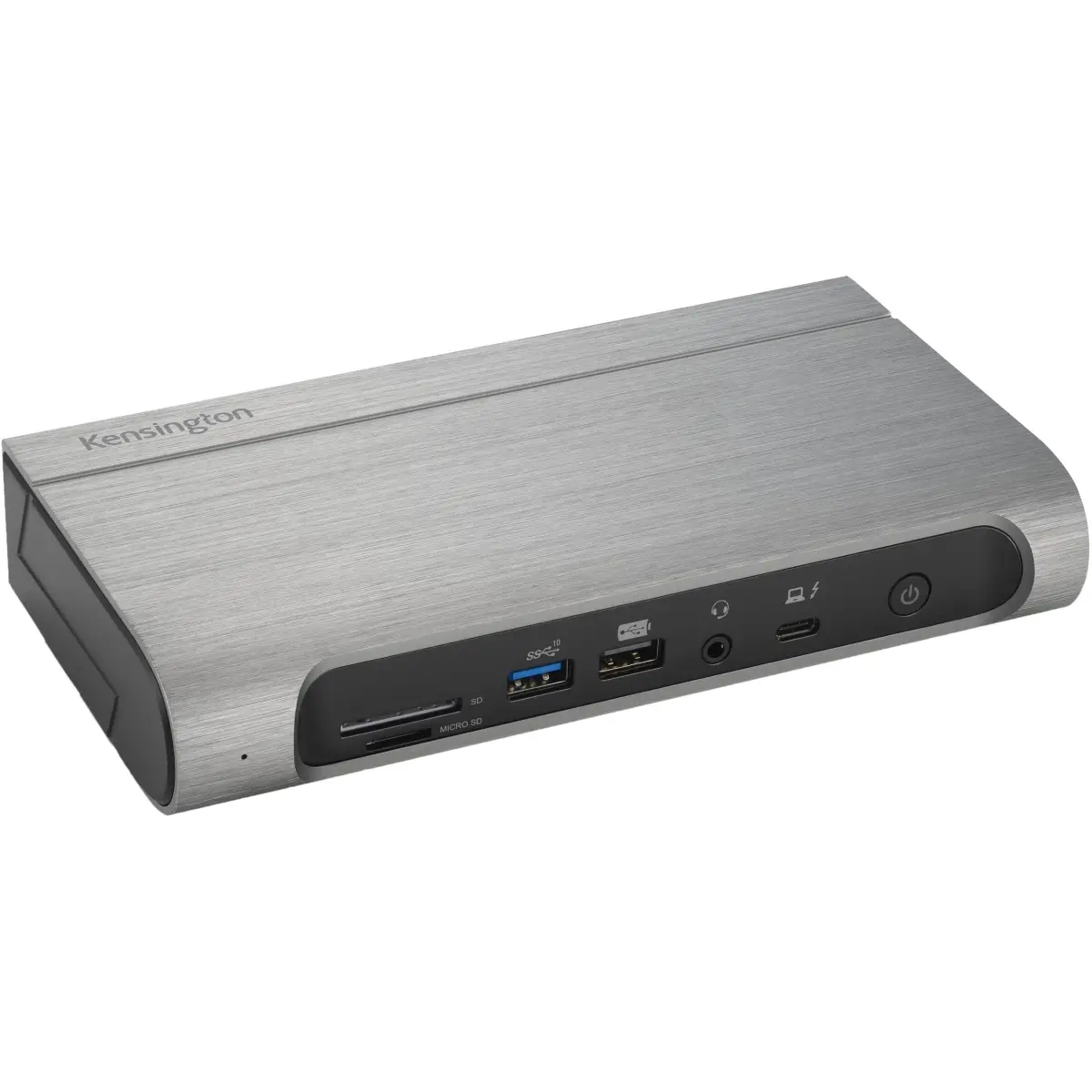 Kensington SD5800T Thunderbolt 4 & USB 4 Quad Video Docking Station - Cool Gray, USB-C, Plug-and-Play, 40Gbps Transfer Speed, Includes Kensington Security Cable Lock Slots