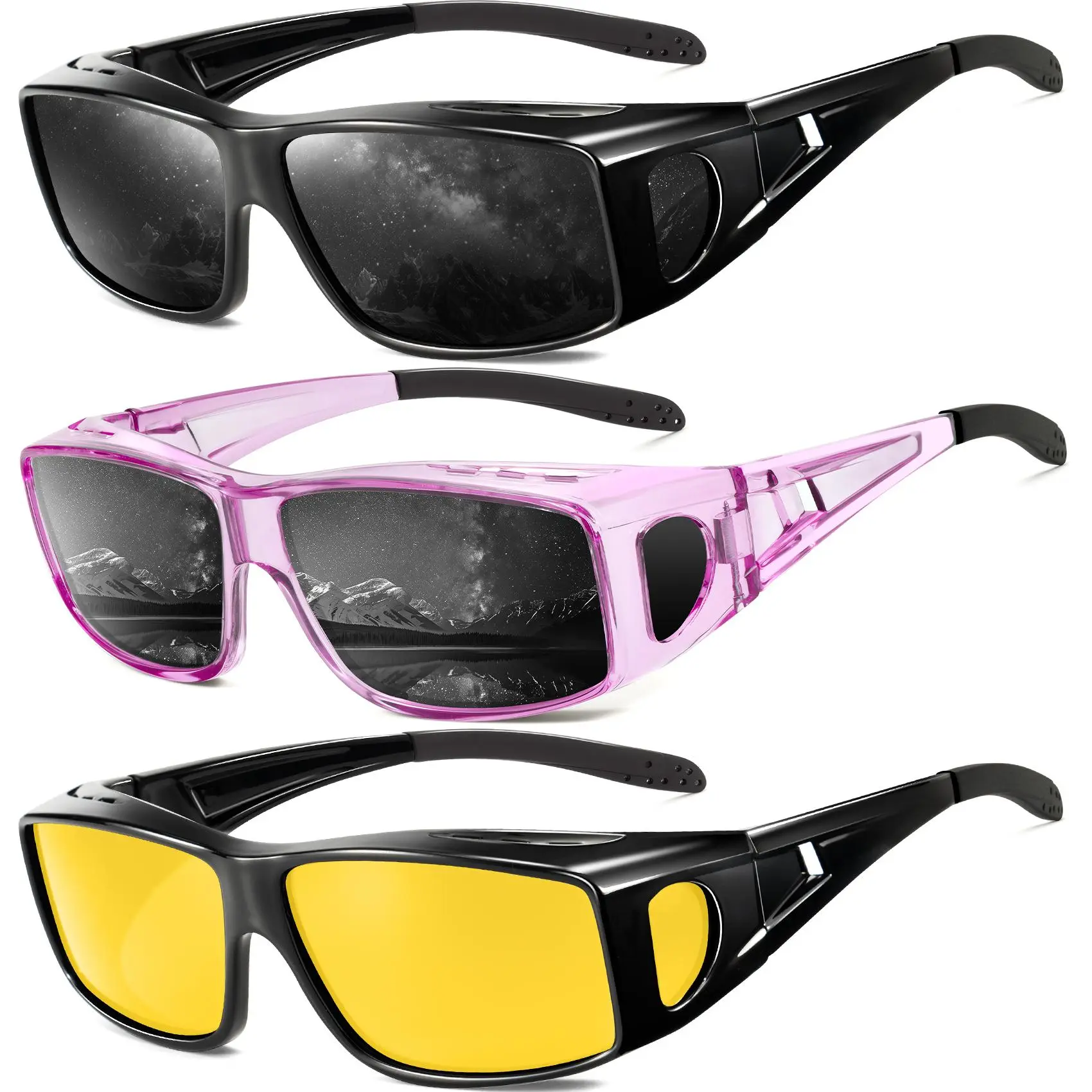 Glossy BLK/Grey,Purple/Grey,Glossy BLK/NV