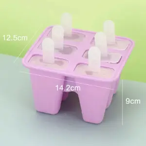 Popsicle molds 10 Pieces Popsicle Molds Silicone BPA Free Ice Pop Easy Release Popsicle Mold 10 sticks Ice Pop Easy Release Mold