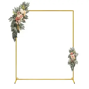 Wedding Arch Stand for Wedding Ceremony Metal Garden Arch Arbor for Ceremony Birthday Party Celebration Baby Shower Candy Tables Anniversary Portable Photo Backdrop Stand