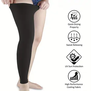 2 Pcs Thigh High Compression Calf Sleeve Stockings for Men Women - Outdoor Sports Running Mountaineering Cycling Badminton Basketball Womenswear Sock Bridal grip socks compressionsocks