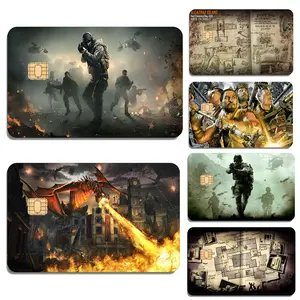 Call of Duty Inspired Credit Card Vinyl Sticker, Modern Warfare Card Skin Cover, Gift for FPS Fans