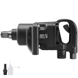 1 Inch Air Impact Wrench With Up To 2730 Ft-Lbs Reverse Torque, Pneumatic Impact Gun Lightweight With Dual Handles For Heavy Duty Repairs And Maintenance, Industrial Grade Air Tool, Great For Automotive And Workshop Use