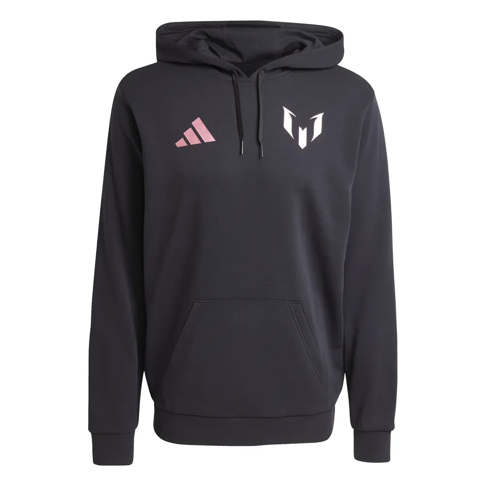 adidas Mens Messi Name & Number Graphic Hoodie Casual Outerwear Casual - Black adidas Mens Messi Name & Number Graphic Hoodie Casual Outerwear Casual - Black