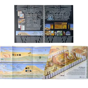 Bible Study noteBook - noteBook of Bible Charts, Maps & Time Lines Vol.1 10th Anniversary Edition, Christian Office Stationery with Figures, Group, Temple, Holy Land Content for Sunday School Preparation