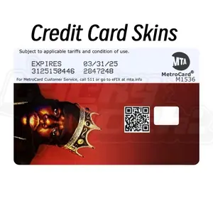 Biggie Smalls MTA Debit Credit Card Sticker Skin