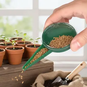 Adjustable Handheld Seeder for Small Seeds | 5 Settings for Precise Planting Density | Portable Manual Garden Tool for Vegetables & Flowers | Uniform Seed Dispenser | Essential Gardening Aid for Home Gardens