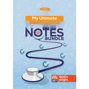 Comprehensive, Handwritten  Notes - 600+ Pages - Designed to help you ACE the NCLEX