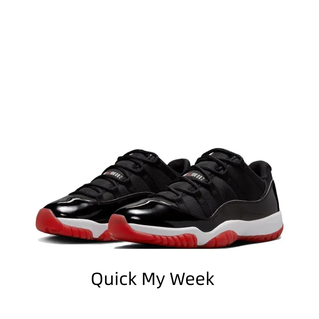 Iconic street low-top sneakers with classic black, white and red color blocking. Sleek patent leather detail improves texture, easy to match jeans and create eye-catching daily casual looks.