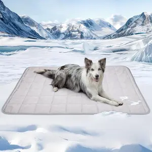 LOOBANI Dog Cooling Blanket, 0.4 Q-MAX Cooling Blanket For Large Dogs Washable, Cool To Touch Dog Blankets For Bed Cover, Soft Lightweight Cooling Dog Blanket Help Your Pet Sleep Well
