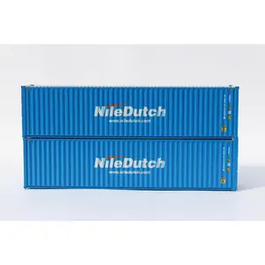 Jacksonville Terminal Company 405060 NileDutch 40' HIGH CUBE containers with Magnetic system, Corrugated-side. JTC# 405060, N Scale