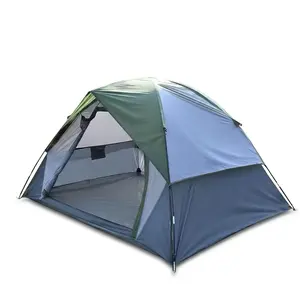 4 Person Instant Cabin Tent, Waterproof Portable Camping Shelter with Windows, Easy Setup for Family, Hiking & Backpacking