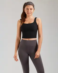 Square Neck Longline Tank Top
