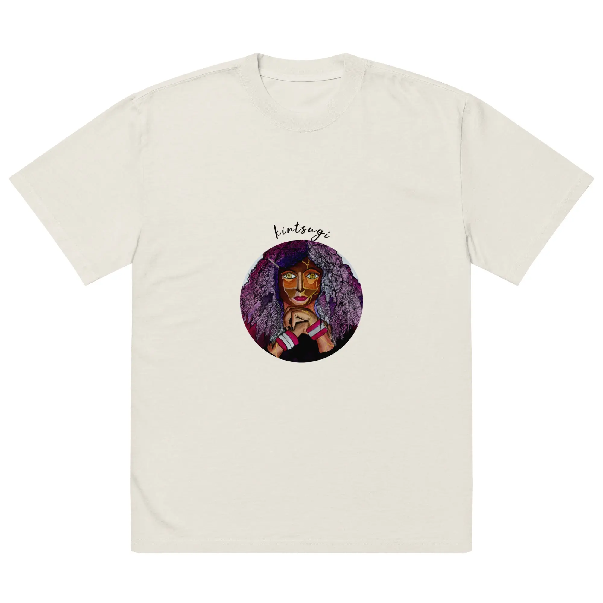 Kintsugi Oversized Cotton TShirt