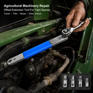 Blue Metal Adapter Handle with Low Profile Hardware, Optional Standard and Pro Options