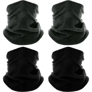 4 Pack Winter  Warmers  Mask for Men Women Fleece  Gaiter Mask  Cover Balaclava Scarf