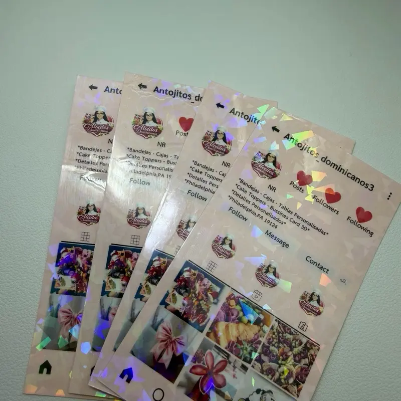 Holographic business card