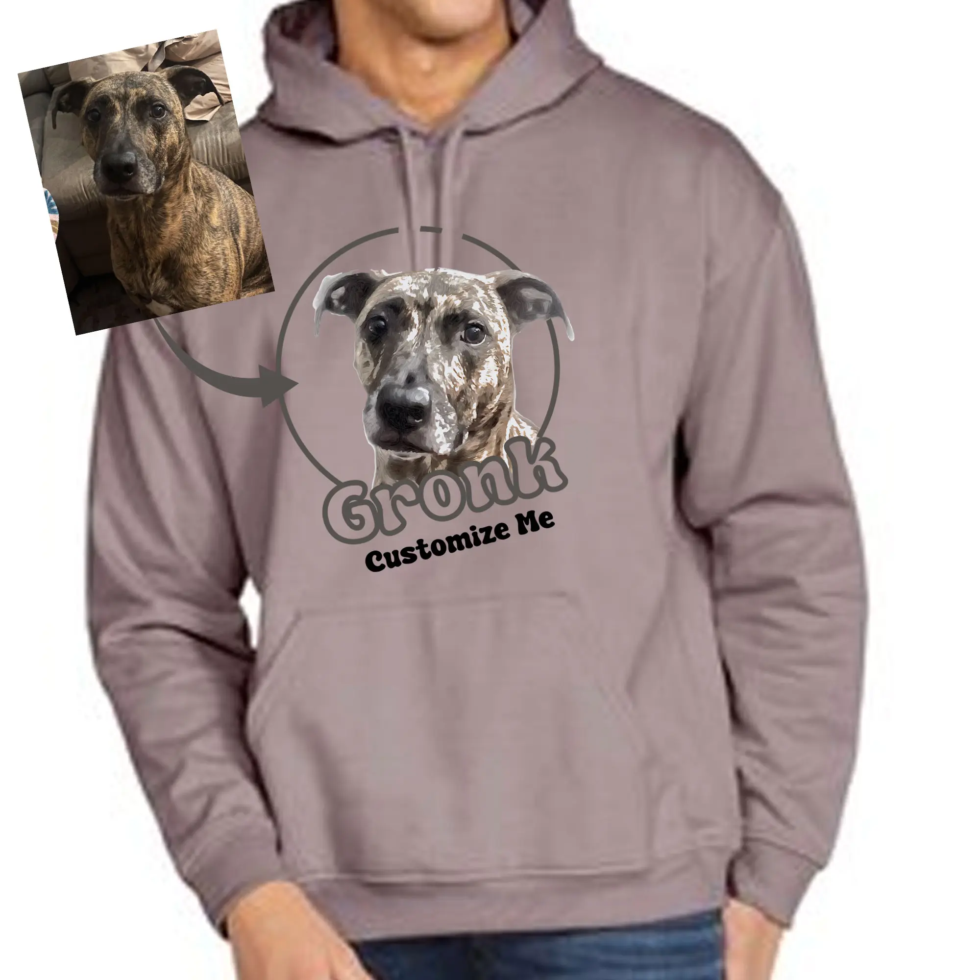 Pets Face On Hoodie, Pets Hoodie, Custom Pet Hoodie
