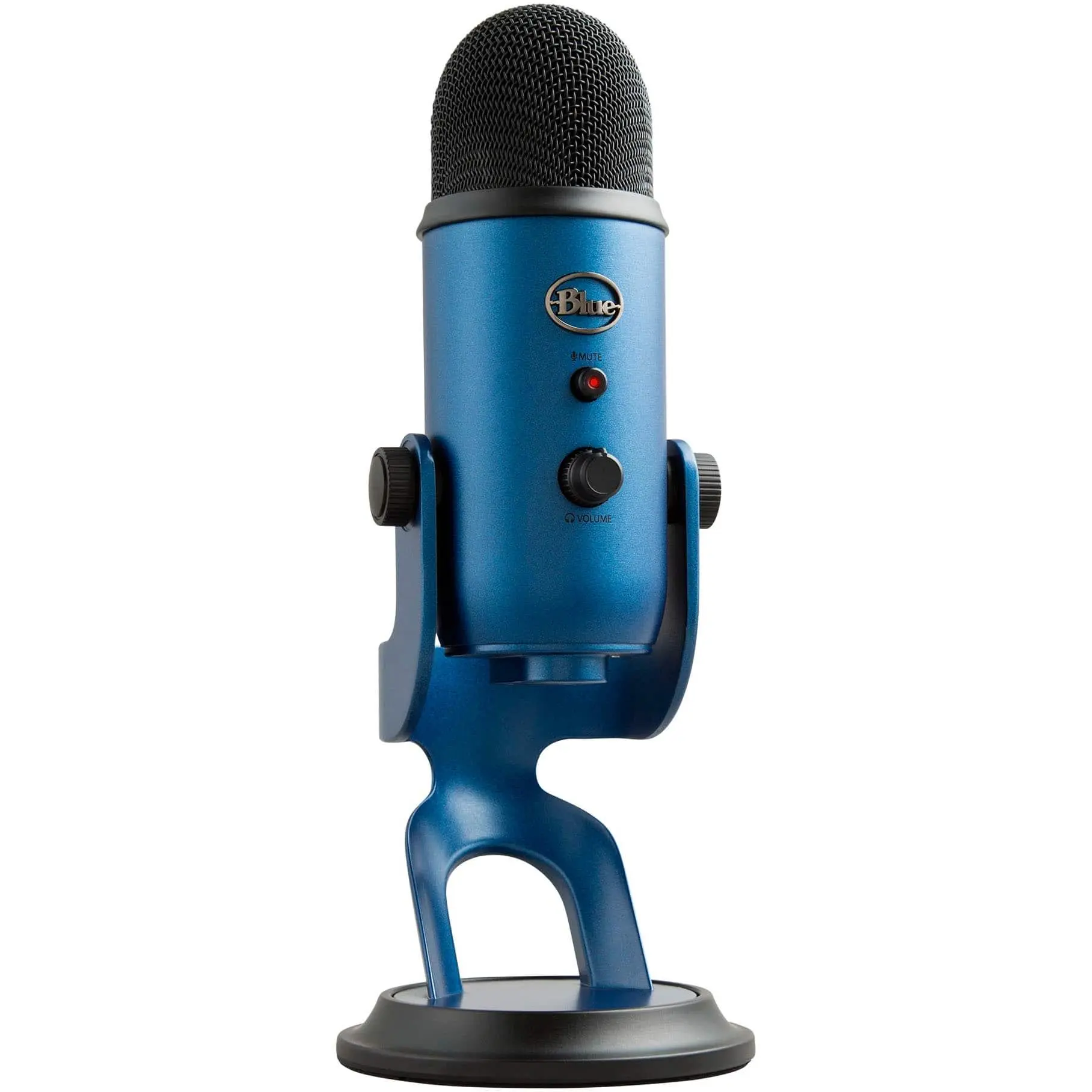 Refurbished - Blue Yeti Premium MultiPattern USB Condenser Microphone PC/Mac Midnight Adjustable Audio
