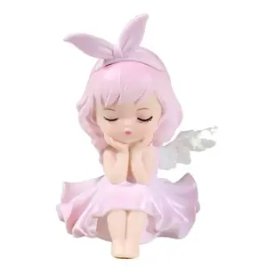 Cake Decoration Resin Car Figurine Handicraft Gift Annie Girly Cute Craft Birthday Arrangement Graduation