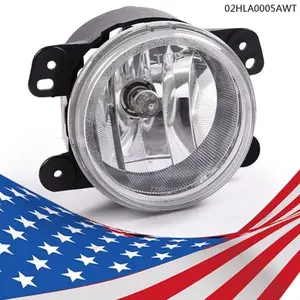 CROSSDESIGN Left/Right Fog Light Lamp+Bulb Fit For Jeep Grand Cherokee Dodge Journey Charger