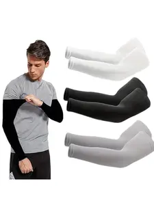 3 pairs of ice-feeling sun protection sleeves. Made of breathable, elastic and quick-drying fabric, they fit snugly with elasticity. An ideal choice for summer sports and cycling. Sports Arm Sleeves