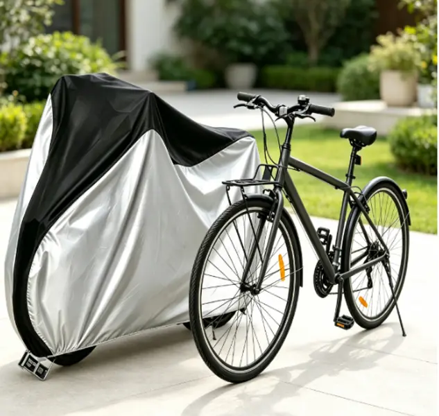 Waterproof Bicycle Cover,Dust Protection,UV,Rain,Wind,with Lock Hole and Storage Bag,for Indoor Outdoor Mountain and Road Bikes, Bikes Accessories, Beach Cruiser, Hybrid Bikes
