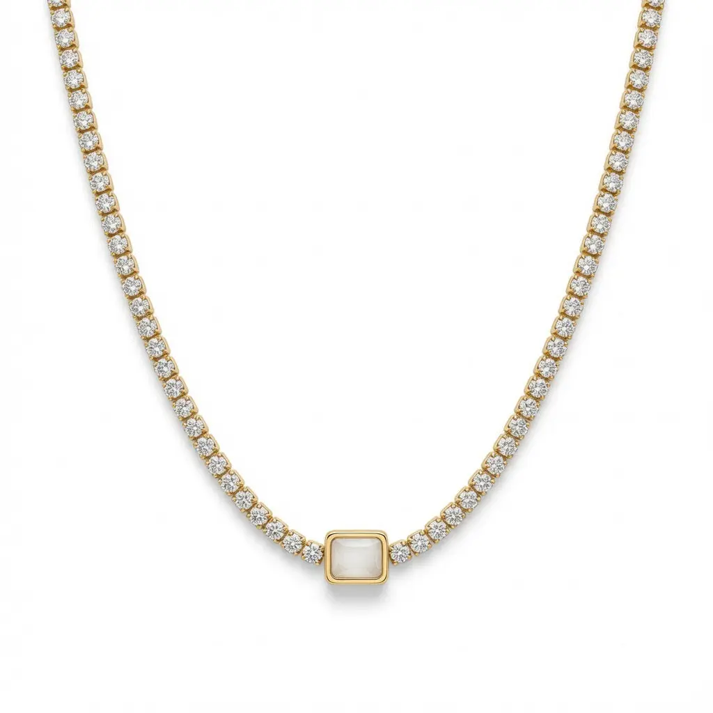 Lux Tennis Necklace