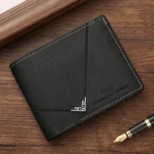 Men's Slim Leather Business Minimalist Bifold Wallet - Credit Card ID Money Clip Holder, Multi-Card Short Purse for Business & Casual Use, Durable Fashion Accessory (Sports & Outdoor Gym Bag Companion),summervibes outdoorfun