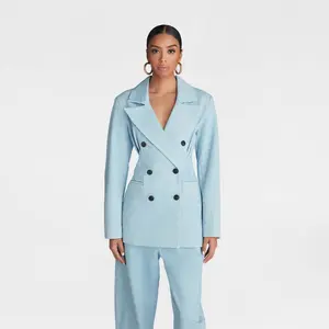 KBB by KAHLANA Women's 'The Corset Denim Blazer'