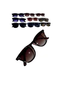 Burgundy Cheetah Print Glossy Glass Frame Glasses