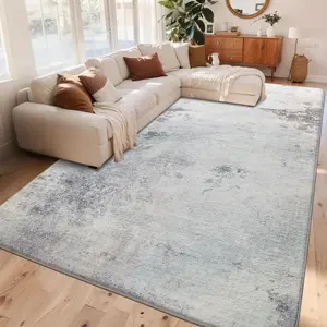 Area Rug, Modern Comfortable Carpet for Versatile Use, Soft Velvet Material Non-slip Floor Mat for Living Room Bedroom Kitchen Home Decor, Contemporary Rugs, Decorative Rug, Stocking Fillers Gift
