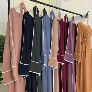 Basic Abaya With piping