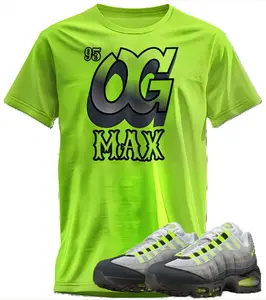 T-Shirt Matching Max OG 95 Neon