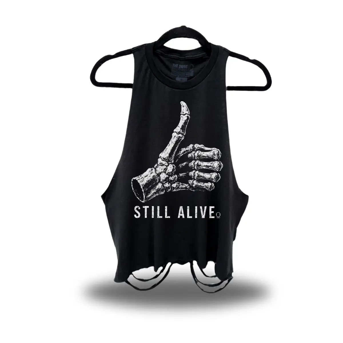 STILL ALIVE ROAD RASH CROP TANK TOP