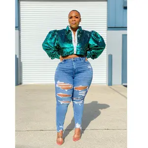Large Denim Trousers for Women