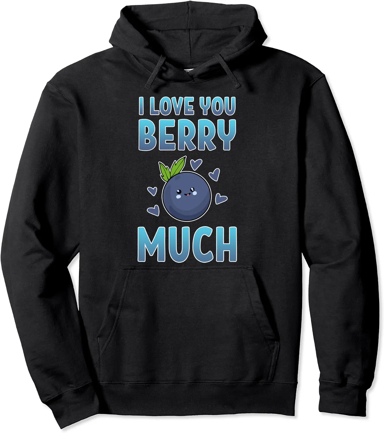 I Love You Berry Much Foodie Berries Bowl Vegan Superfood Pullover Hoodie - Clydebell Shop 78B09SGN6VRF