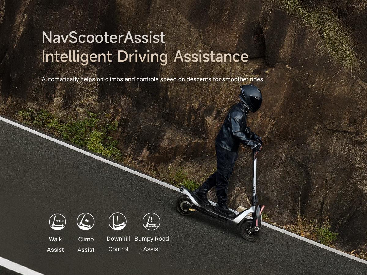 NAVEE UT5 Ultra X Electric Scooter, 43.5 mph, 74.6 Miles Range, 2400W*2 Peak Motor & Dual Suspension & Disc Brake, 12" Tires, Flash Charge Off-Road Scooter Adults
