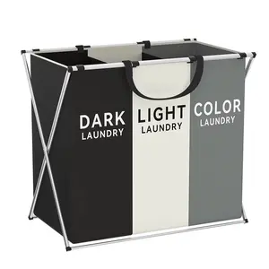 1pc Durable Fabric Large Rectangular Laundry Hamper Basket Component Design for Home College Dorm Bathroom Bedroom Stylish Functional Clothes Storage Organizer All Season for Side
