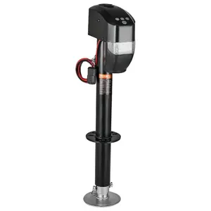 VEVOR Electric Trailer Jack, 5000 lbs, Heavy Duty RV Electric Power Tongue Jack with 2 Way Connector, Remote Control, Crank Handle Weatherproof Jack Cover, 10-28.3 Lift, for Trailers Campers