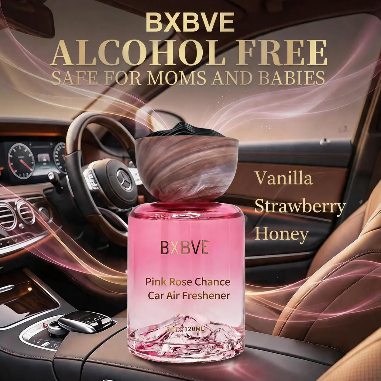 Vanilla Honey Aromatherapy Fragrance (4.0 oz) – Long Lasting Home & Car Scent Diffuser, Luxury Aroma Perfume for Bedroom, Office, Bathroom & Auto, Gift for Women