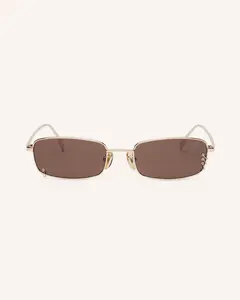 DEZI HOOKED - Rectangle Frame Sunglasses with Asymmetrical Rings DEZI HOOKED - Rectangle Frame Sunglasses with Asymmetrical Rings