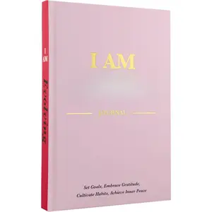 I AM Evolving Journal: Set Goals, Embrace Gratitude, Cultivate Habits, Achieve Inner Peace | Undated Gratitude Journal for Personal Development, Mindfulness, & Daily Reflection. (Misty Rose)