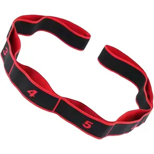 Elastic Tension Band Exercise Pull Rope Stretch Rope 8 Segment Pilates Stretching Band Female Resistance Training Equipment Fitness Exercise Resistance With Number