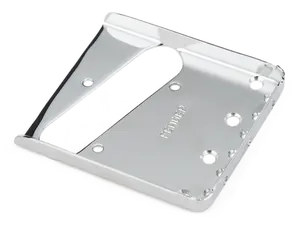 Genuine Fender American Vintage Telecaster Thinline Guitar Bridge Plate - CHROME