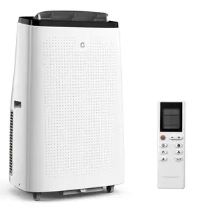 Powerful 14,000 BTU Portable Air Conditioner – 3-in-1 Quiet AC Unit for Large Rooms up to 700 Sq.ft – Smart & Sleep Modes, 24H Timer, Auto Swing, Remote Control, Easy Installation Kit