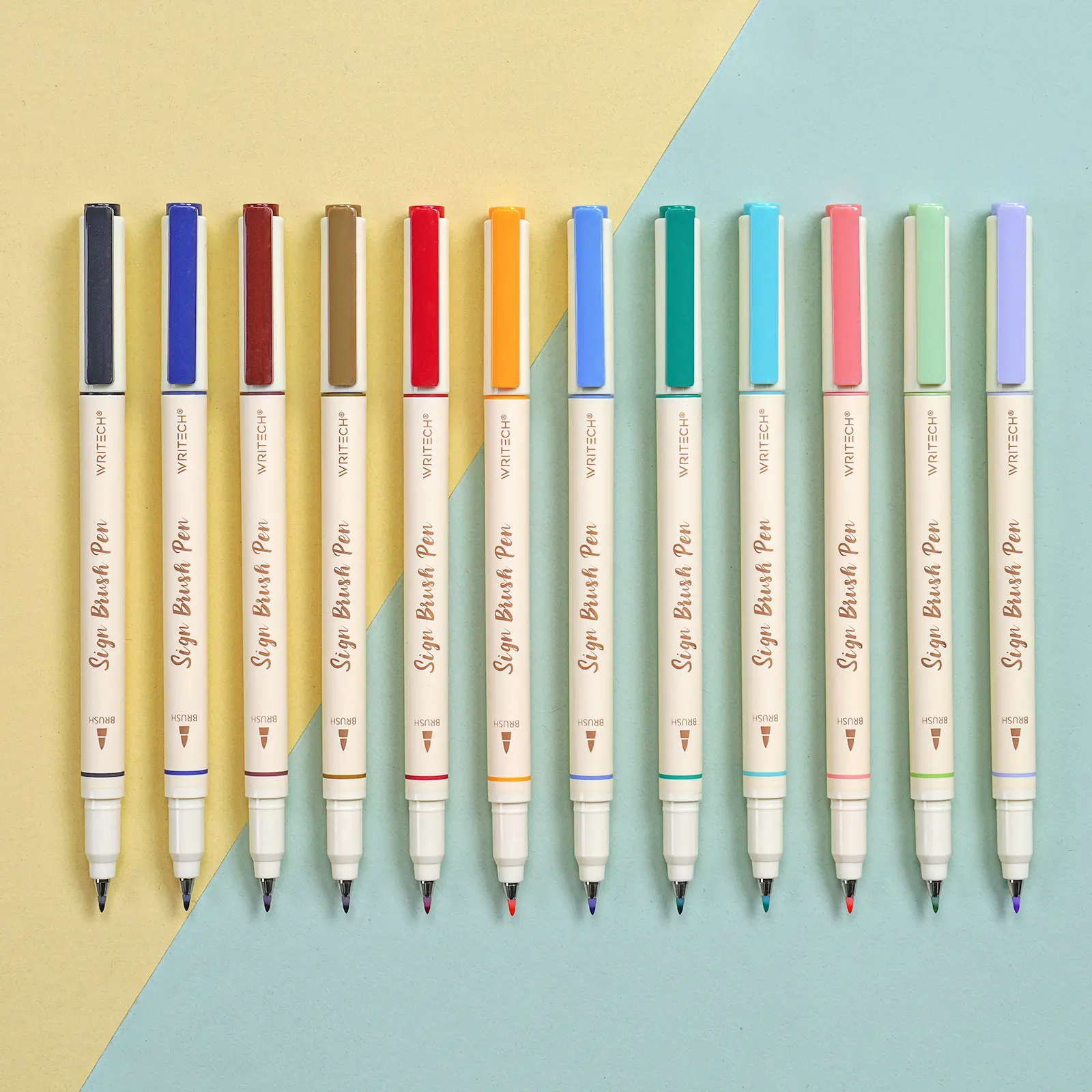 natural color brush pen