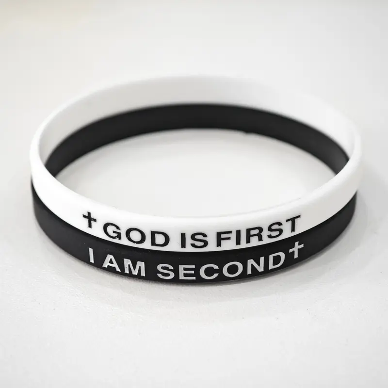 4-pack-GOD IS FIRST BRACELET I AM SECOND Motivational Message man BRACELET Thin style Religious Easter Gifts FallFreshness TikTokShopRestock