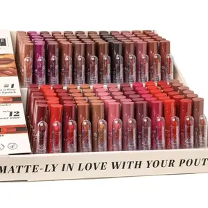 Italia Deluxe Mousse Matte Lipstick Regular Makeup Cosmetic Smooth